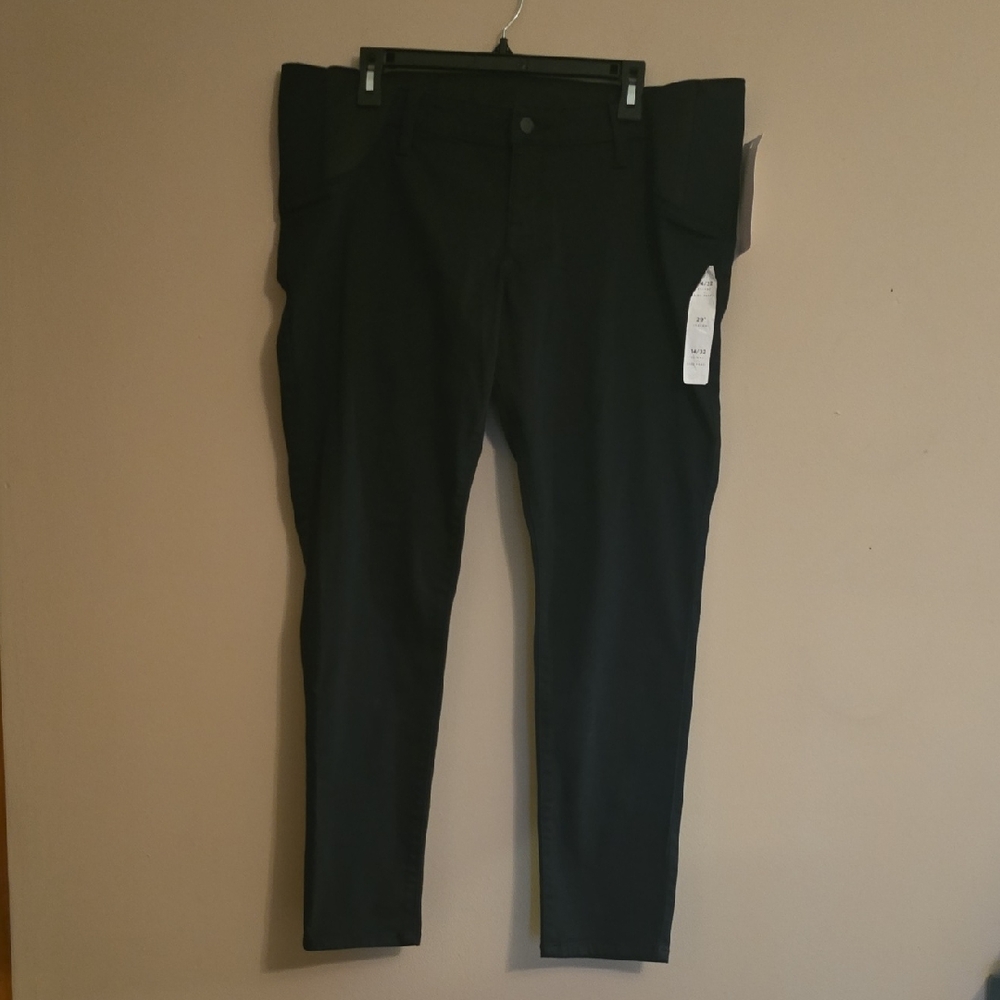 New Isabel Women's Size 14 Black Maternity Pants